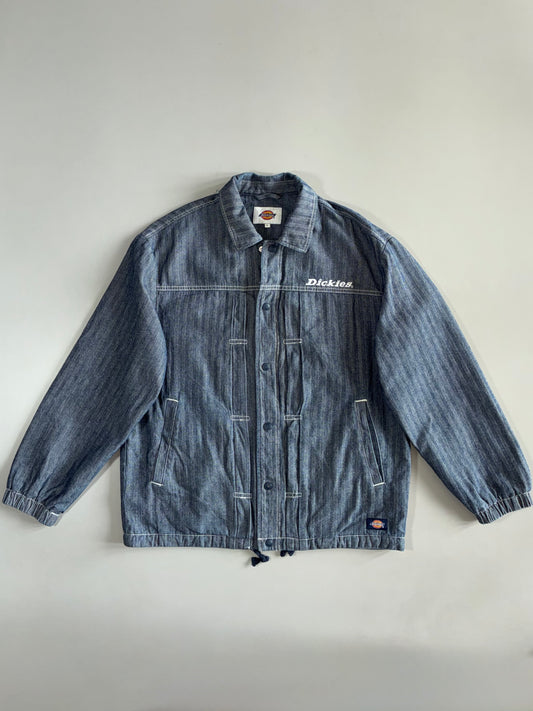 Dickies Herringbone Denim Trucker Jacket (Xl)