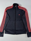 Adidas 3-Stripes Track Jacket – Black/Pink (XS)