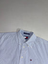 Tommy Hilfiger | Vintage Blue Gingham Check Short Sleeve Shirt (2XL)