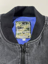 Outstander Distressed Grey Denim Bomber Jacket (L/XL)