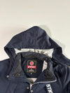 Vintage 5th Street Navy Blue Detachable Cap Hooded Utility Jacket (XL)