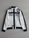 Camp David “Blue Crew & Yacht Sails” Graphic Jacket – White/Navy (XL)