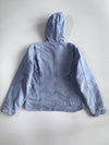 Vintage Carhartt Washed Blue Sherpa Lined Hooded Active Jacket (Fur Inside)(M)