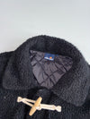 Ellesse Black Sherpa Fleece Toggle Jacket(2XL)