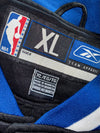Vintage Reebok Philadelphia 76ers NBA Team Jacket – Black & Royal Blue (2XL)