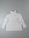 Lauren Ralph Lauren Cable Knit Turtleneck — White  100% Cotton Women’s (M)