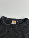 Carhartt WIP Black Speckled Knit Crewneck Sweater (S)