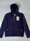 Roots Canada Patch Navy Zip-Up Hoodie (XL)