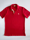 Burberry Brit | Nova Check Placket Polo | Red (L)