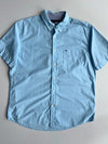 Tommy Hilfiger Light Blue Short Sleeve Button-Down Shirt (Xl)