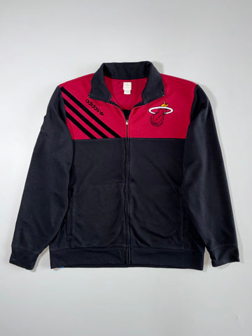 Adidas Originals Miami Heat Track Jacket – Black & Red (XL)
