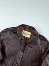 Vintage 80s Enap Dark Brown Leather Blouson Jacket (M)