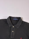 Ralph Lauren Skinny Polo Embroidered Pony Polo Shirt – Black/Red (L)