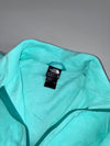 The North Face Mint Green Zip-Up Fleece Jacket (XS)