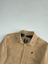 Beverly Hills Polo Club Flannel-Lined Canvas Harrington Jacket – Tan (S)