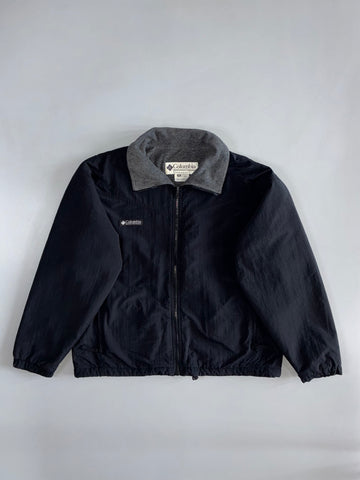 Columbia Sportswear | Vintage Fleece-Collar Nylon Jacket | Black (XL)