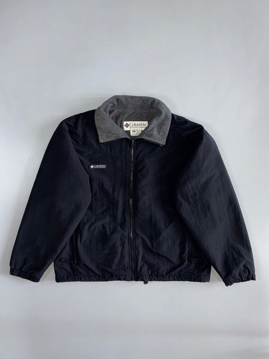 Columbia Sportswear | Vintage Fleece-Collar Nylon Jacket | Black (XL)