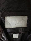 Maddison Brown Leather Bomber Jacket (S/M)