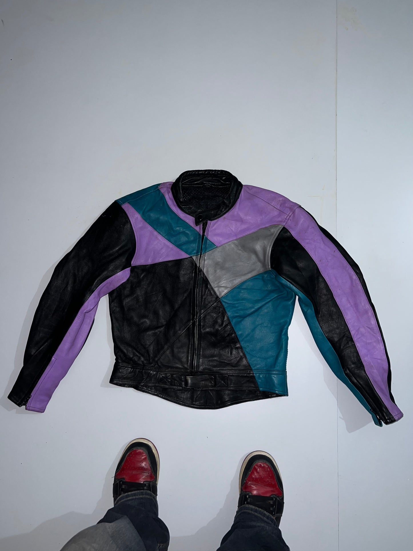 #Ultra Premium Original Leather (RARE) Biker with Padding (S/M)