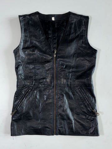 Super Premium Original Leather Vest Women’s (S)