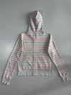 Nike Grey Striped Zip Hoodie (L)