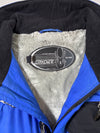 Vintage Spyder Blue Black Fleece Lined Ski Jacket (XL)