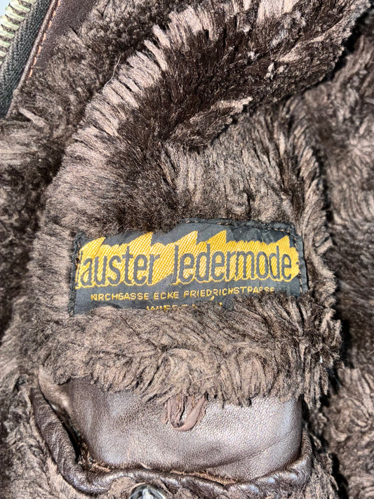 Lauster Ledermode Premium Original Leather Jacket (Furr Inside )(M)