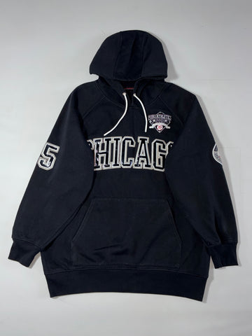 FUBU Athletics Chicago 55 Embroidered Pullover Hoodie – Black (XL)