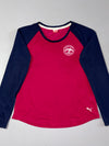 Puma Authentic Sporting Goods Raglan Long Sleeve Tee (Woman’s) (M)