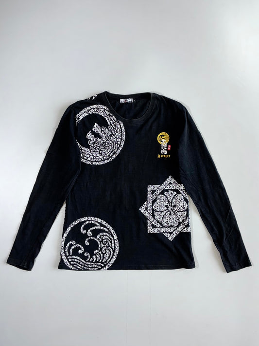 Big Train Osaka Y2K Japanese Streetwear Long Sleeve Tee (L)