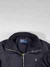 Vintage Polo Ralph Lauren Black Puffer Bomber Jacket (XL)