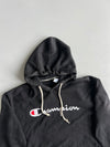 Champion Script Logo Pullover Hoodie (L)