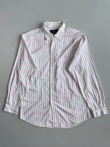Ralph Lauren Custom Fit Striped Button-Down Shirt (XL)