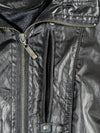 Emporio Armani Black Ribbed-Trim Bomber Jacket – Size (L)