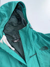 The North Face Green Hooded Waterproof Jacket (L)
