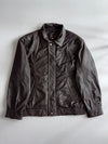 Leather Clothes by R&G Bomber Jacket – Dark Brown (XL/2XL)