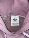 Adidas Originals Trefoil Logo Mauve Pink Pullover Hoodie (L)