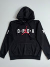 Jordan Jumpman Air Spellout Hoodie – Black (Made in USA)(L)
