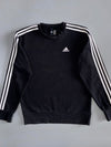 Adidas | Essentials 3-Stripes Crewneck Sweatshirt | Black (M)