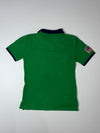 Polo Ralph Lauren Green Big Pony USA Flag Sleeve ,Kids (XS)