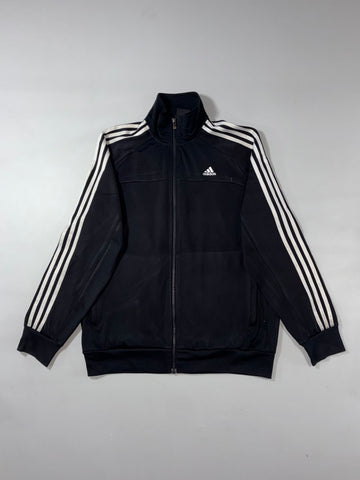 Adidas Performance Essentials Black 3-Stripes Track Jacket (L)