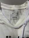 Adidas Sportswear Camo Logo Tee – White Graphic Crewneck (M)