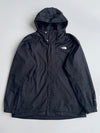 The North Face | Black Hooded Rain Jacket | (L)