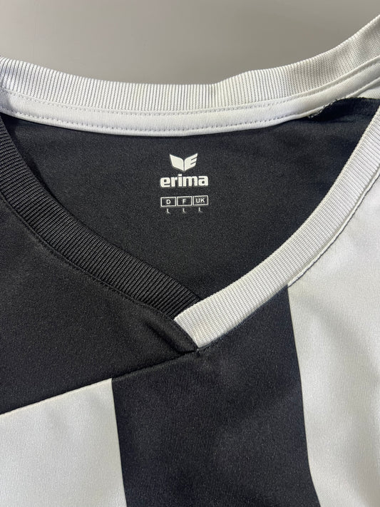 Erima BSV 1945 Vertical Stripe Football Jersey — White / Black | (L)