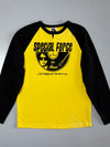 Special Force” Jim Morrison Graphic Raglan Long Sleeve Tee Yellow/Black (L)