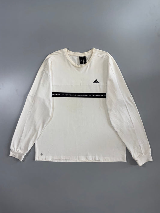Adidas Essentials Long Sleeve T-Shirt – White (XL)