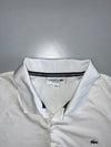Lacoste Regular Fit Piqué Polo Shirt in White (XL)