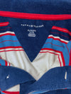 Tommy Hilfiger Multicolor Striped Long Sleeve Rugby Polo (M)