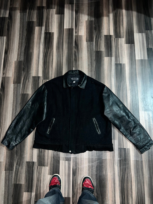 A bPremium Leather Sleeve Varsity (2XL)