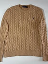 Polo Ralph Lauren Cable Knit Sweater – Camel/Tan (M/L)